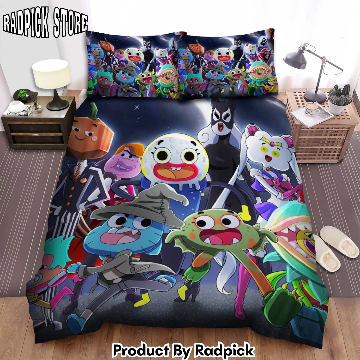 Radpick the amazing world of gumball halloween duvet cover bedroom sets comfortable bedding sets rp3271440